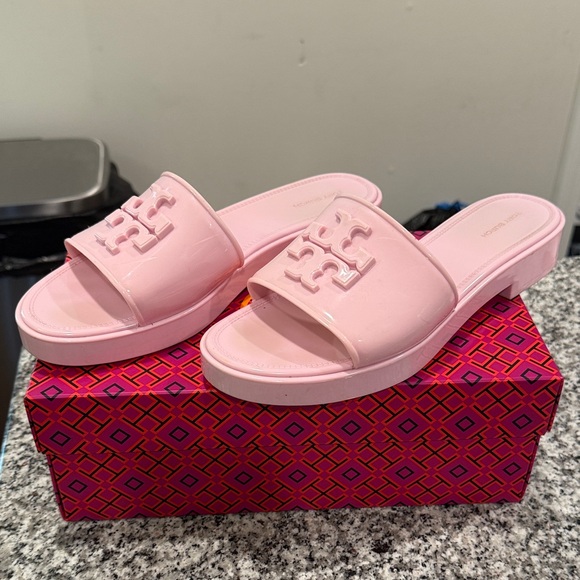 Tory Burch Shoes - Tory Burch Eleanor Slides in “Petunia”